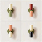 Nordic LED Wall Lamps Modern Minimalist Cream Double Head Lights Home decore